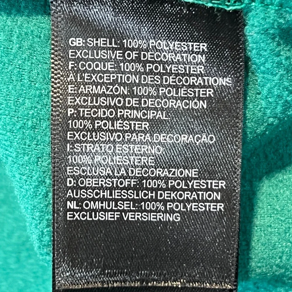 The North Face Mens XL Green Fleece‎ Quarter Zip Pullover Sweater Jacket
